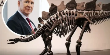 Billionaire Ken Griffin Sets Record with $44.6 Million Purchase of Stegosaurus Skeleton