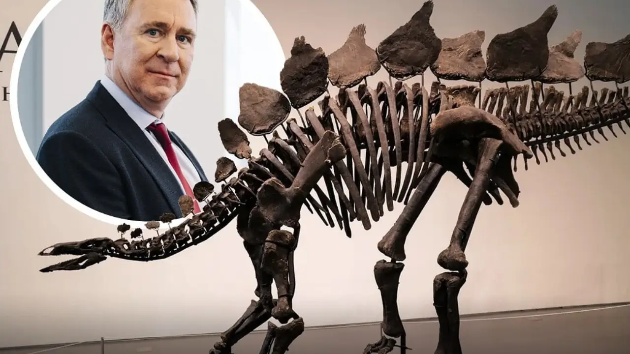Billionaire Ken Griffin Sets Record with $44.6 Million Purchase of Stegosaurus Skeleton