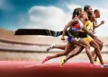 Netflix sports docuseries cover where Elite sprinters navigate training, media scrutiny and fierce competition in this sports series following their race to become the world's fastest humans.