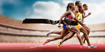 Netflix sports docuseries cover where Elite sprinters navigate training, media scrutiny and fierce competition in this sports series following their race to become the world's fastest humans.