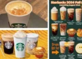 Starbucks' 2024 Fall Menu features delicious new treats like the Pumpkin Spice Latte, Apple Crisp Oatmilk Macchiato, Iced Cider Twist, and Mummy Cookie. Dropping on October 1st.