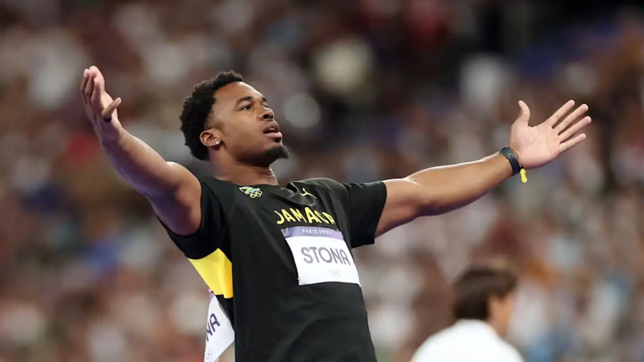 Roje Stona Olympic record holder in the discuss throw 70 meters