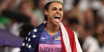 Sydney McLaughlin-Levrone 400m hurdle world record 50.37
