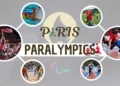Collage of athletes participating in various sports at the Paris 2024 Paralympics, with images of swimming, wheelchair rugby, goalball, wheelchair racing, athletics, and cerebral palsy football. This collection captures key highlights and historic moments from this prestigious event.