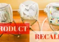 Three infant sleepers from Fisher-Price, featuring a bold "Product Recall" warning in red text overlay, highlight the urgent recalls to ensure child safety.