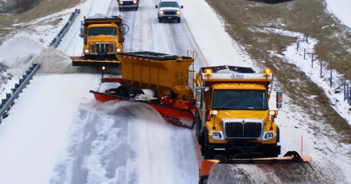 CT DOT Urges Caution Around Snowplows in Winter