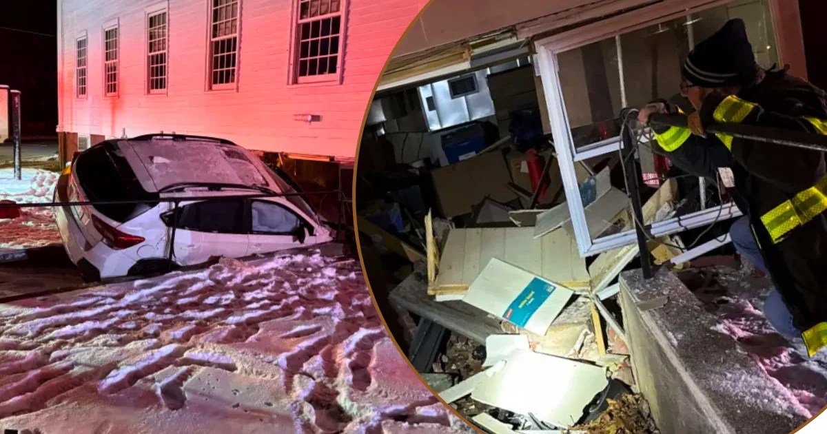driver-injured-car-crashes-brooklyn-town-hall-connecticut