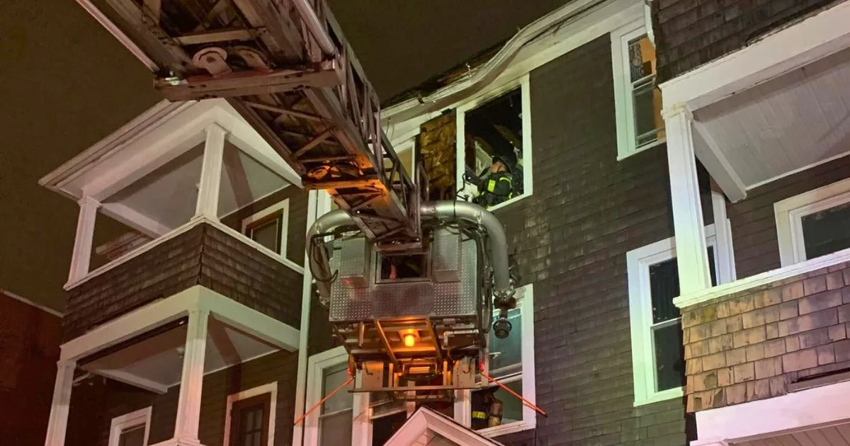 Hartford Apartment Fire, Families Displaced, No Injuries, Hartford Fire Department