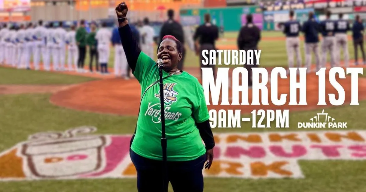 Hartford Yard Goats, National Anthem auditions, Dunkin’ Park, 2025 season