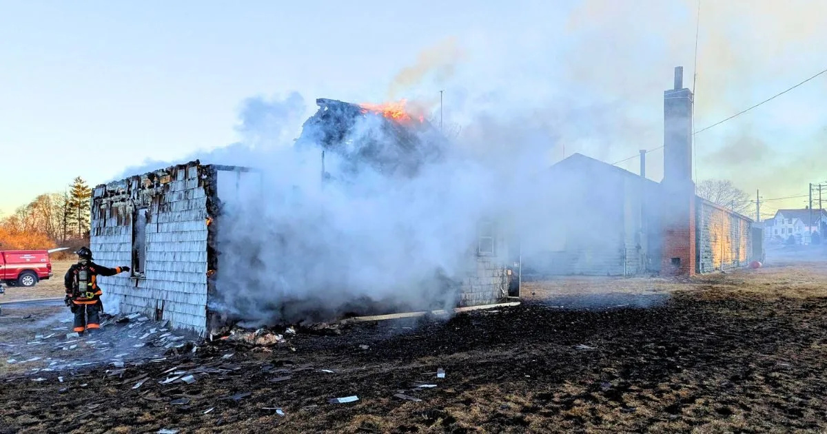 Sikorsky Airport fire, Bridgeport airport fire, Civil Air Patrol building fire