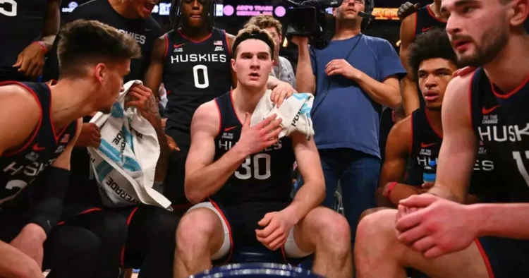 UConn, Record-Breaking McNeeley Leads Huskies Once More, Liam McNeeley UConn, UConn Huskies basketball, BIG EAST Freshman of the Week