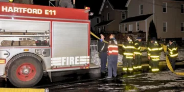 Hartford garage fire, Harbison Avenue fire, Hartford firefighters