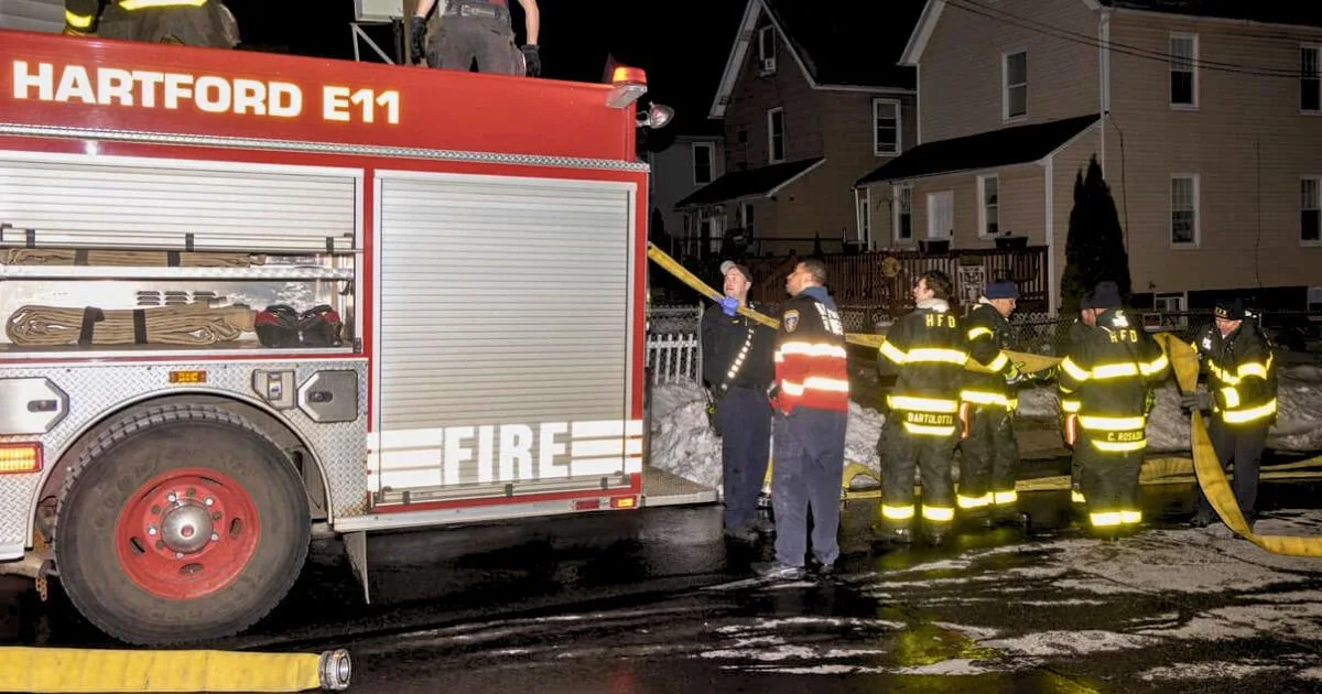 Hartford garage fire, Harbison Avenue fire, Hartford firefighters