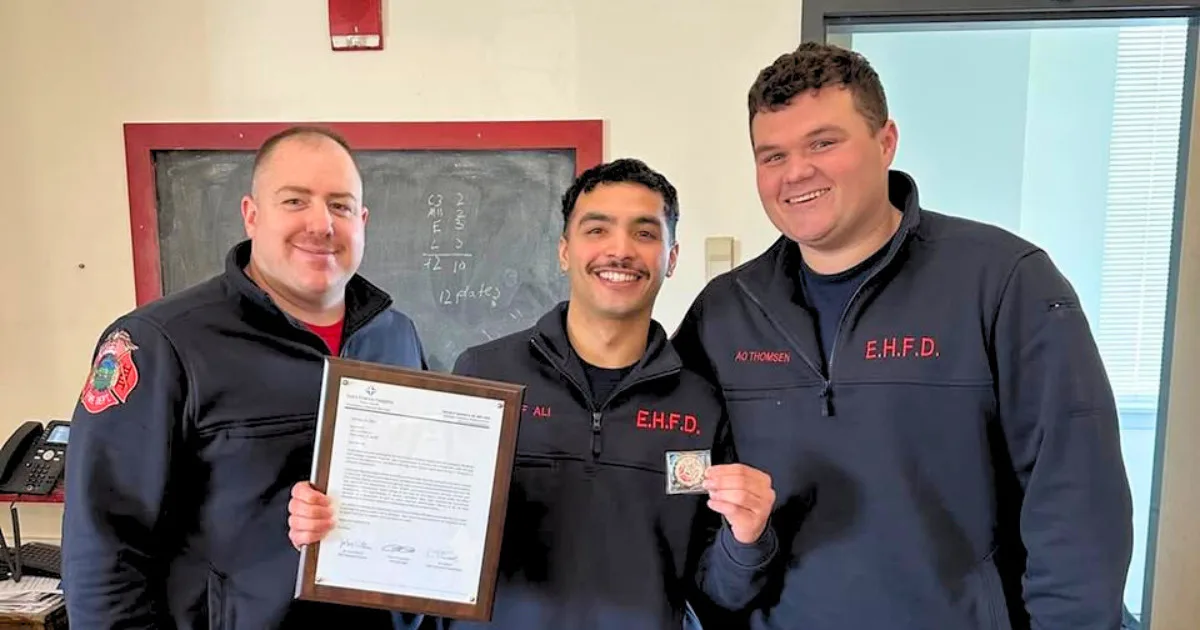 East Hartford firefighter, Nabeel Ali paramedic, Hero to Hero program