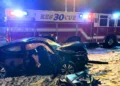 Shelton car accident, Huntington Street crash, Shelton woman hospitalized