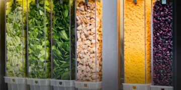 Bridgeport school lunch, touchless salad bar, Connecticut farm-to-school program