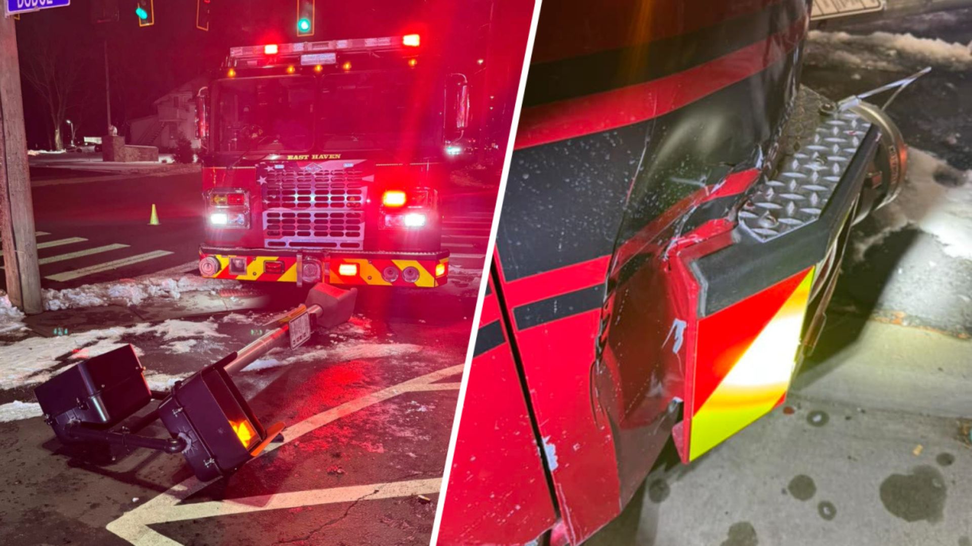 East Haven firetruck crash, firetruck hit-and-run, East Haven arrest