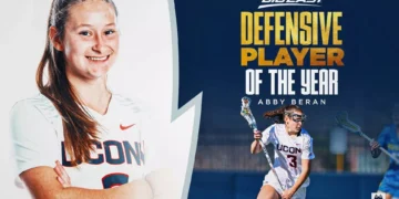 Abby Beran, UConn lacrosse, BIG EAST Defensive Player of the Year