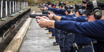 lead exposure Connecticut, state police firearms range, Simsbury police training