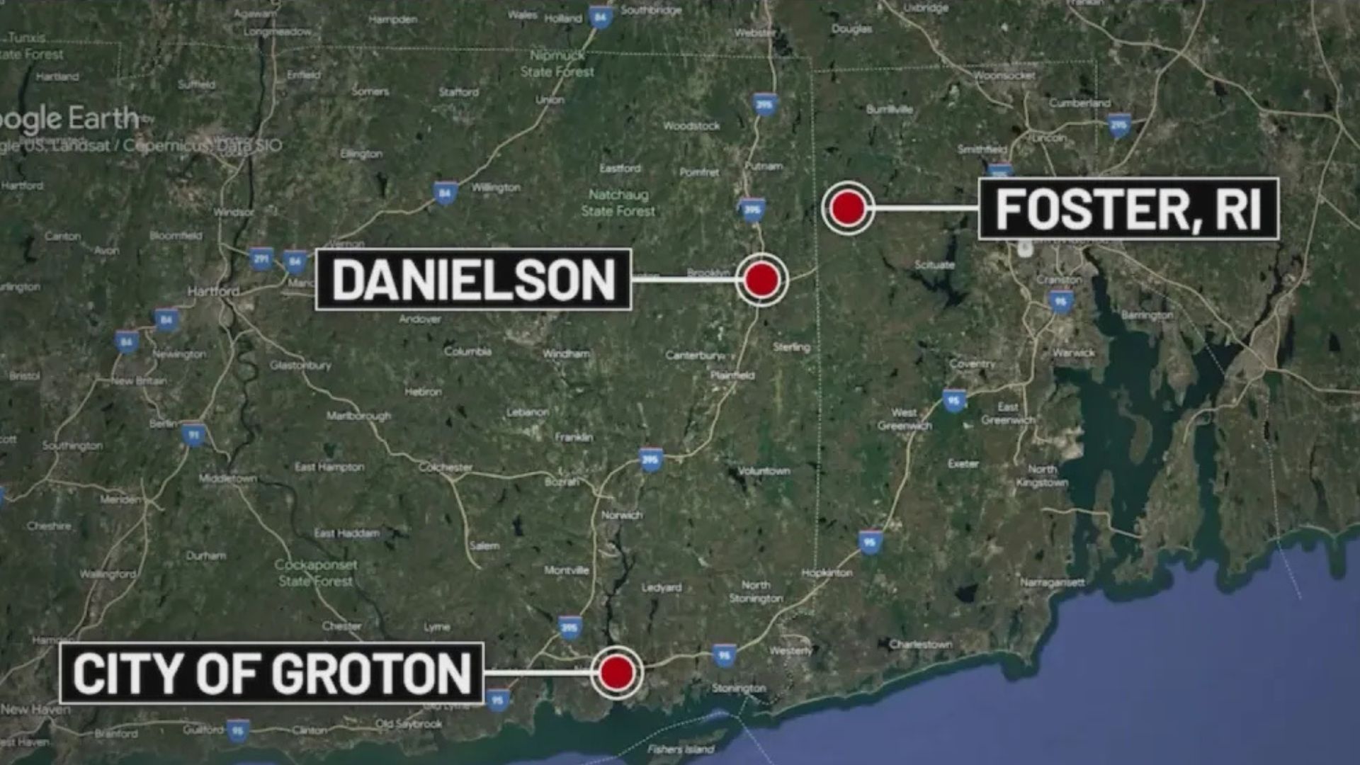 human remains Connecticut, Danielson body found, Groton suitcase remains