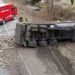Dump Truck Rollover Shuts Route 9 North Exit in New Britain