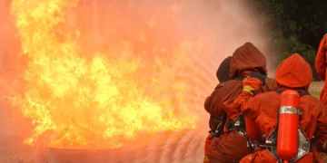 Grand Street fire, apartment fire Connecticut, firefighter injury